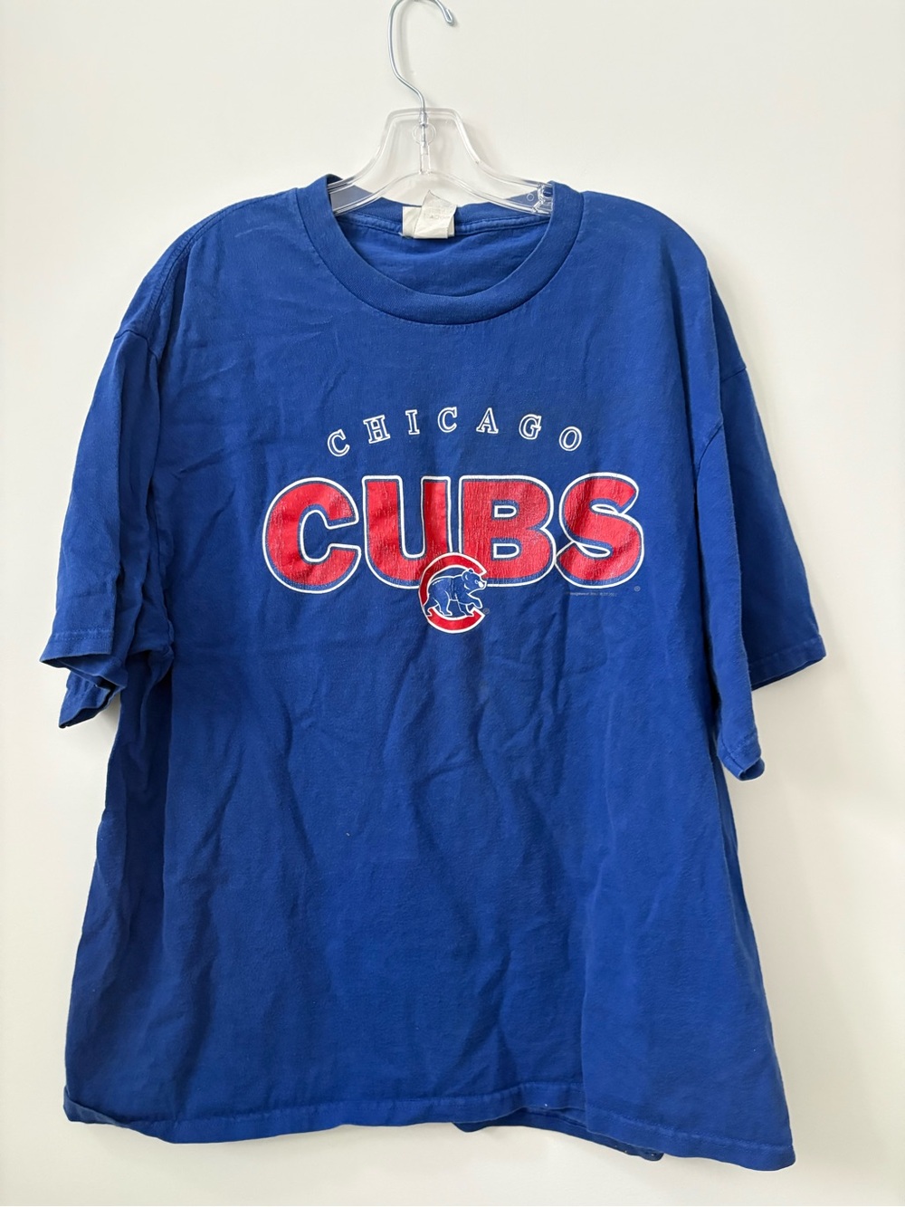 Lee Sport Royal Blue Chicago Cubs Logo Tee